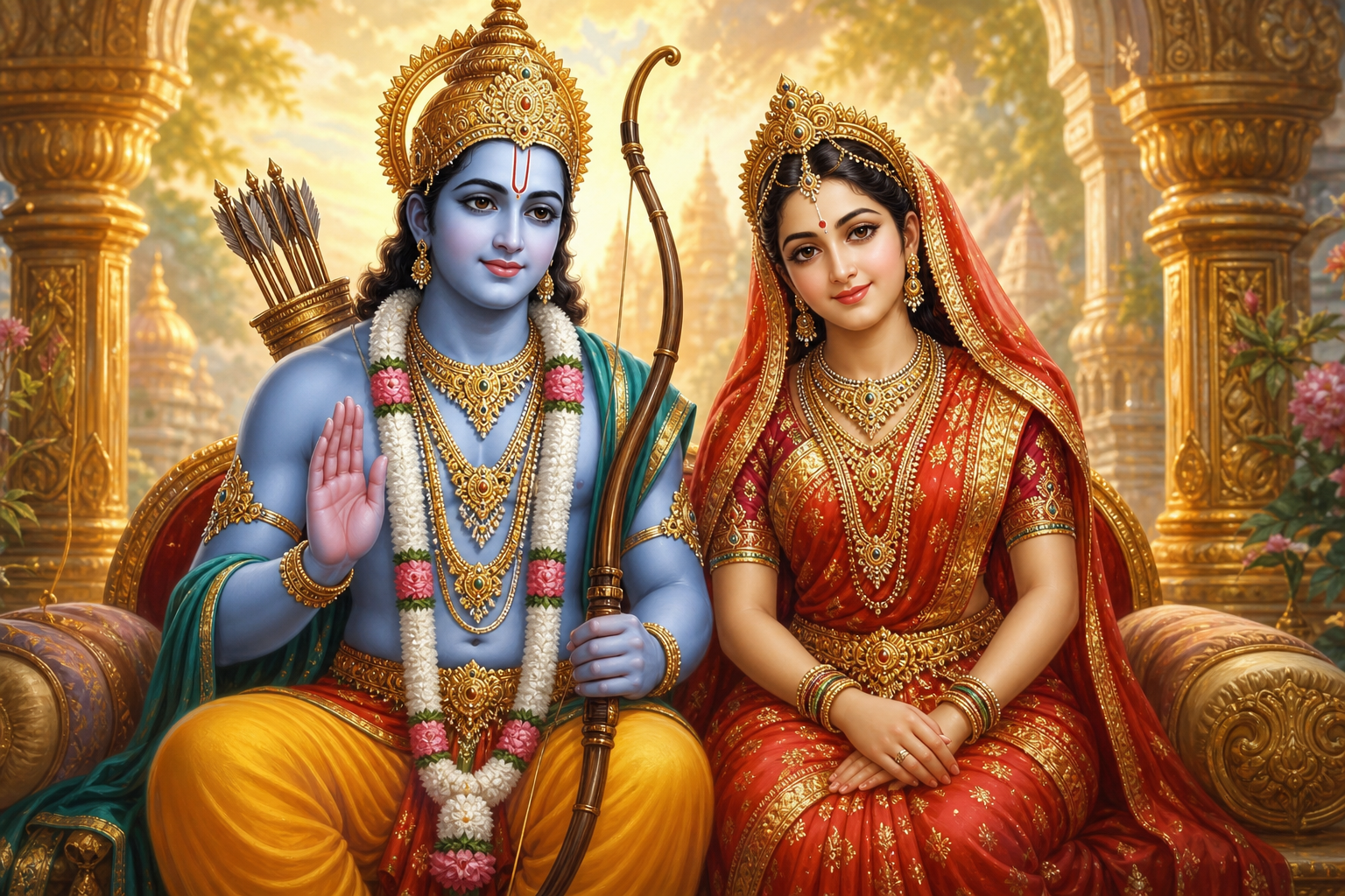 ಶ್ರೀ ರಾಮ ಮತ್ತು ಸೀತೆ
